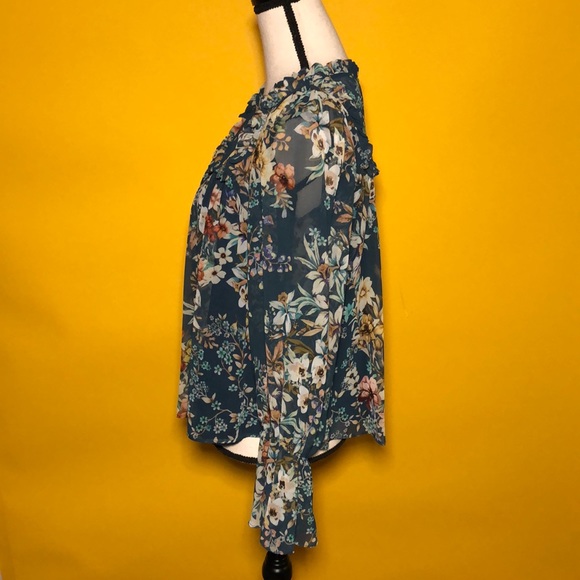 🟠 ERI+ALI 🟠 (Anthro) long sleeve blouse - Picture 2 of 10